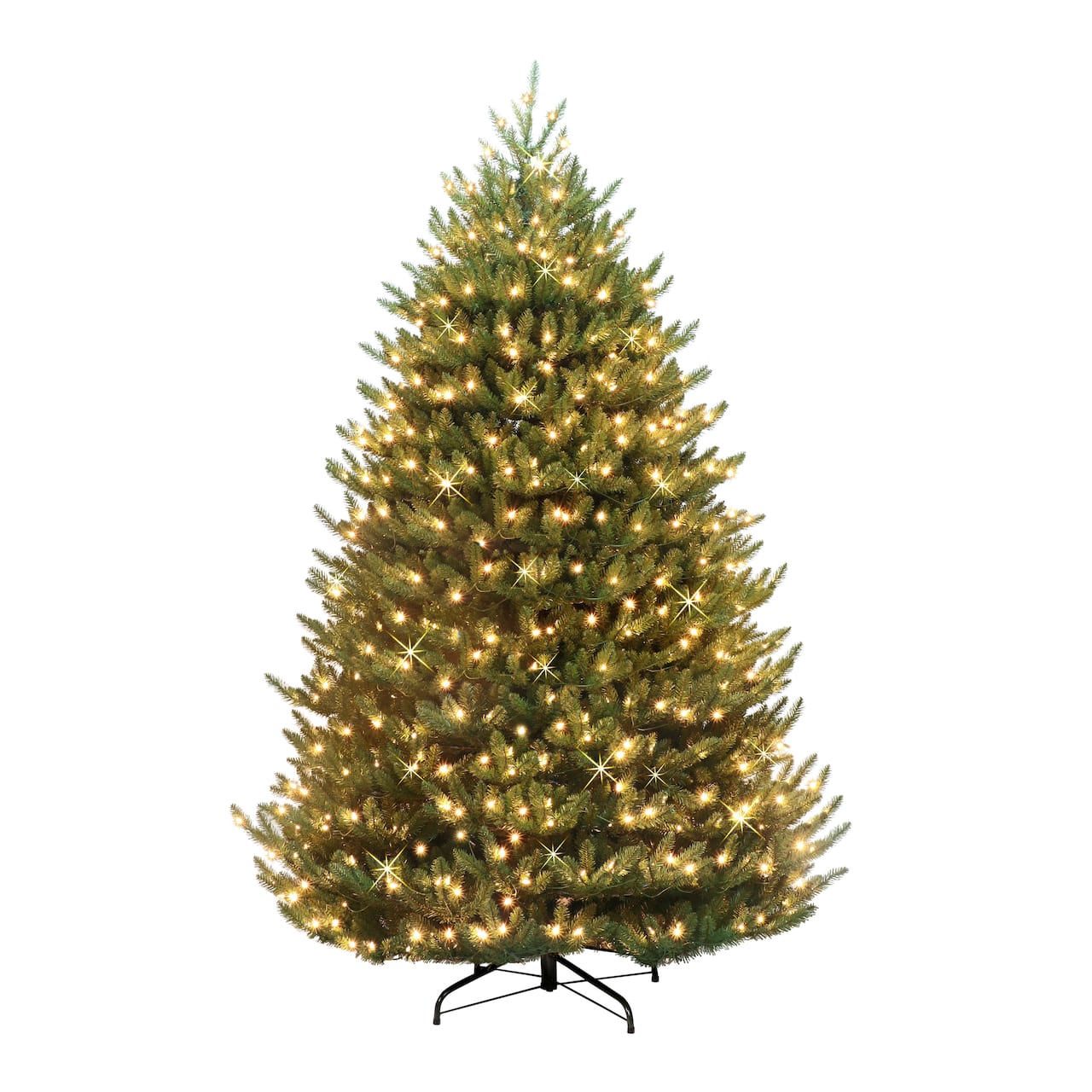 6.5ft. Pre-Lit Canadian Balsam Fir Artificial Christmas Tree, Warm White LED Lights